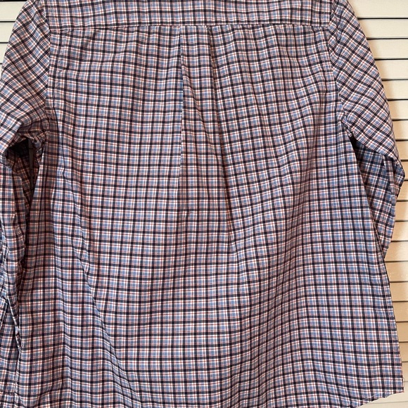 Ralph Lauren button down shirt. Checkered long sleeve size 14-16 Large - Picture 4 of 5